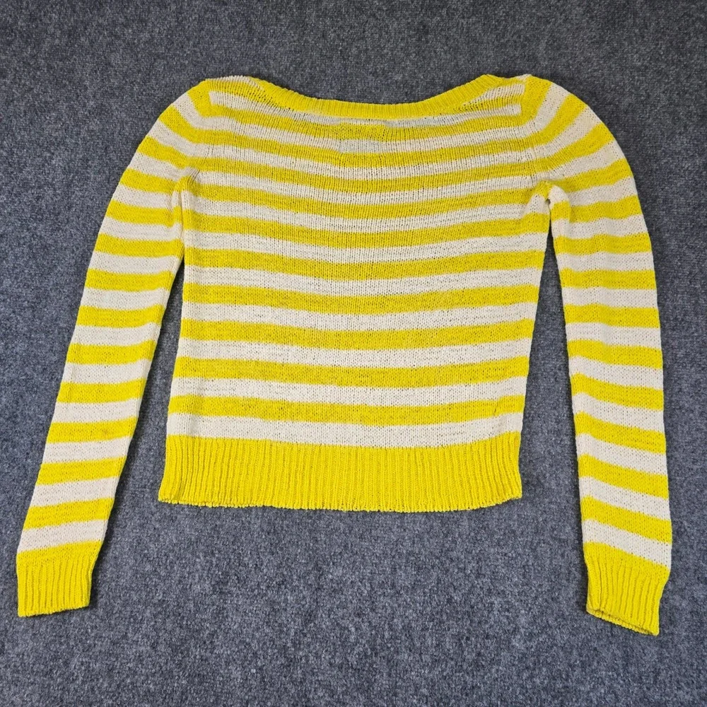 American Eagle Outfitters Striped Knit Sweater Lightweight‎ Casual Top Medium - Picture 8 of 12